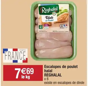 Migros Escalopes de poulet halal offre