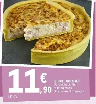 E.Leclerc Quiche lorraine offre