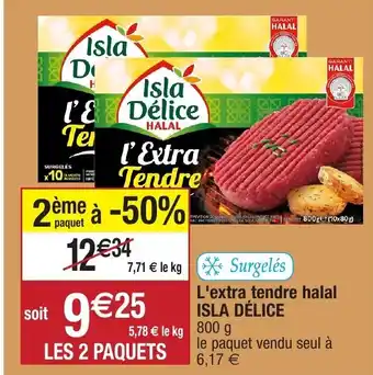 Migros L'Extra tendre halal Isla Délice offre