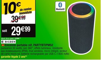 Enceinte portable réf. PARTYBTIPMS2