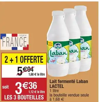 Migros Lait fermenté Laban Lactel offre