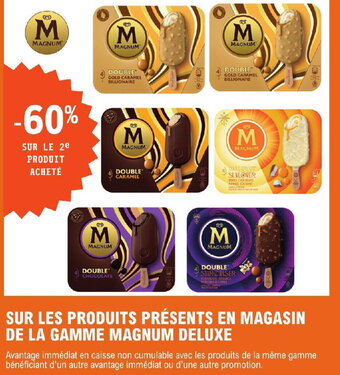 E.Leclerc SUR LES PRODUITS PRÉSENTS EN MAGASIN DE LA GAMME MAGNUM DELUXE offre