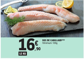 E.Leclerc DOS DE CABILLAUD offre