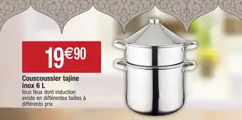 Migros Couscoussier tajine inox 6 L offre
