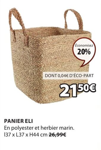 JYSK PANIER ELI offre