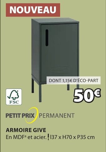 JYSK ARMOIRE GIVE offre