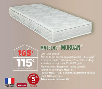 E.Leclerc MATELAS "MORGAN" offre