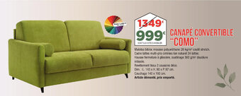 E.Leclerc CANAPÉ CONVERTIBLE "COMO" offre