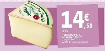 E.Leclerc Tomme de brebis offre