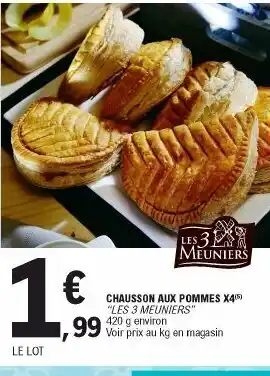 E.Leclerc Chausson Aux Pommes X4 offre