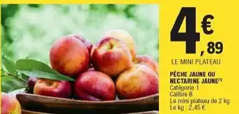E.Leclerc Pêche Jaune Ou Nectarine Jaune offre