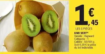 E.Leclerc Kiwi Vert offre