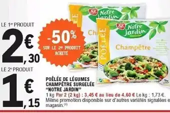 E.Leclerc Poêlée De Légumes offre