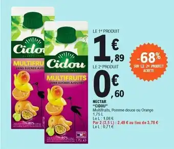 E.Leclerc Nectar Cidou offre