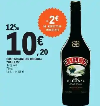 E.Leclerc Irish Cream The Original Baileys offre