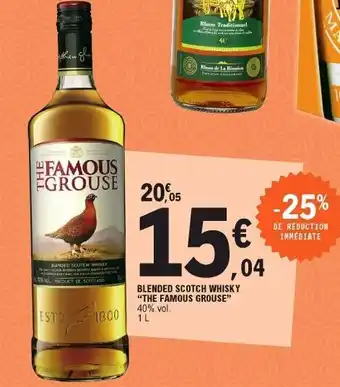 E.Leclerc Blended Scotch Whisky The Famous Grouse offre