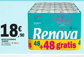 E.Leclerc Papier Hygiénique Renova offre