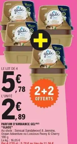 E.Leclerc Parfum D'Ambiance Gel Glade offre