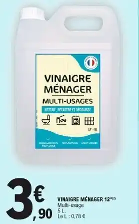 E.Leclerc Vinaigre Ménager 12° offre