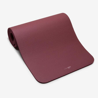 Decathlon Tapis de sol pilates 15 mm - confort m bordeaux offre