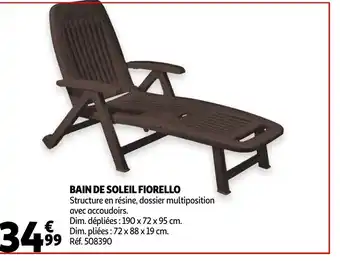Auchan Bain De Soleil Fiorello offre
