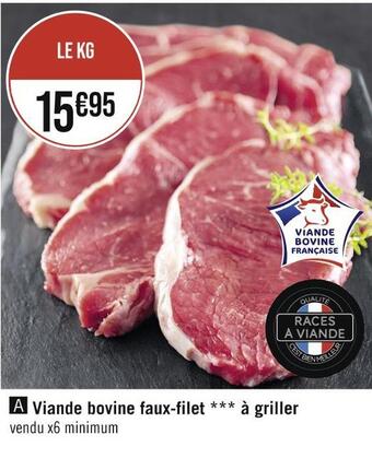 Casino Supermarchés Viande bovine faux-filet à griller offre