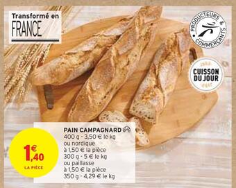 Intermarché Pain campagnard offre