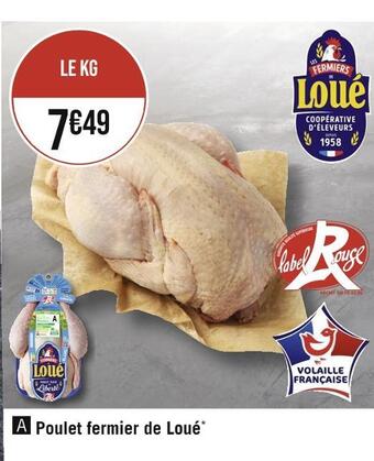 Casino Supermarchés Loué poulet fermier offre