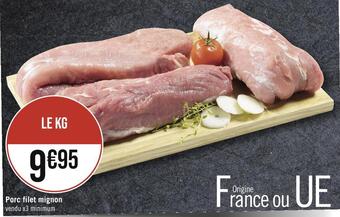 Casino Supermarchés Porc filet mignon offre