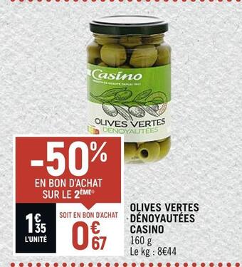 Casino olives vertes dénoyautées