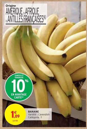 Intermarché Banane offre