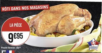 Casino Supermarchés Poulet fermier rôti offre