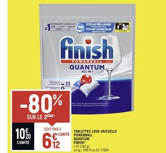 Petit Casino Finish tablettes lave-vaisselle powerball quantum offre