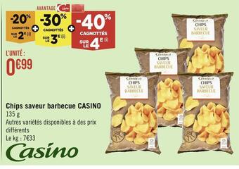 Casino Hyperfrais Casino chips saveur barbecue offre