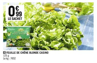 Spar Casino feuille de chêne blonde offre