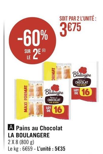 La boulangere pains au chocolat