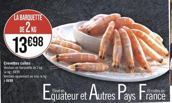 Casino Hyperfrais Crevettes cuites offre