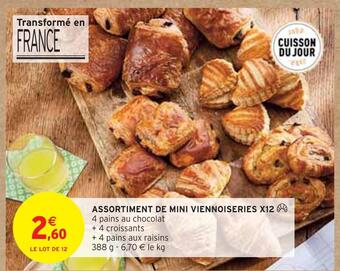 Intermarché Assortiment de mini viennoiseries x12 offre