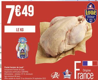 Casino Hyperfrais Loué poulet fermier offre