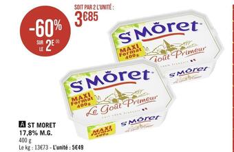 Casino Supermarchés St moret st moret 17,8% m.g offre
