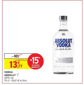 Absolut vodka