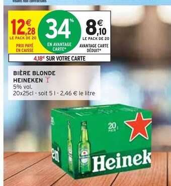 Heineken bière blonde