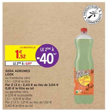 Look soda agrumes