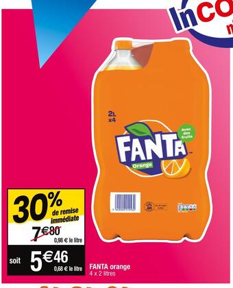 Cora x Carrefour Fanta fanta orange offre