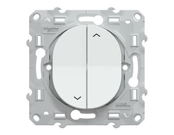 Brico Dépôt Commande volet roulant 2 boutons ovalis blanc bornes automatiques - 6 a offre