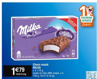 Cora Milka choco snack offre