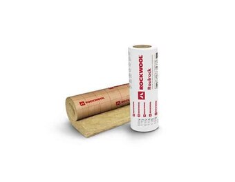 Rockwool laine de roche pare-vapeur revêtue kraft - l.2,4 x l.1,2m x ép.200 mm