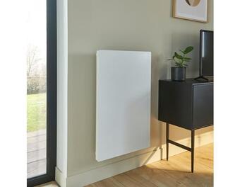 Brico Dépôt Bodner radiateur céramique à inertie sèche vertical meilla blanc - 1 500 w offre