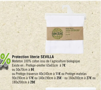 Casino Supermarchés Protection literie SEVILLA offre