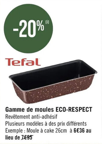 Gamme de moules ECO-RESPECT